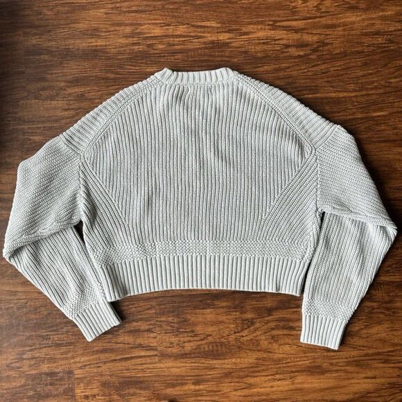 PacSun LA Hearts Sweater Grey Size Medium - Picture 2 of 3